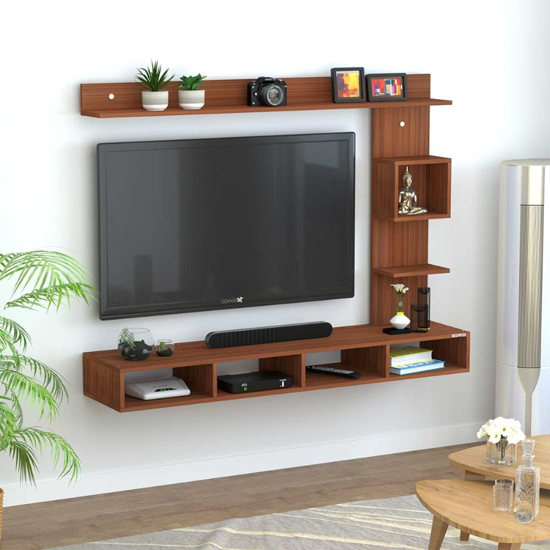 Cinerin Engineered Wood Wall Mounted TV Entertainment Unit
